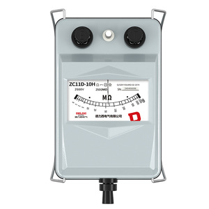 Megóhmetro Delixi Electric ZC11D-10H 2500V Tipo Puntero con Carcasa de Aleación, Probador de Resistencia de Aislamiento para Uso Profesional - Product Image 1