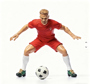 Figurines de joueurs de football miniatures personnalisées en PVC, joueurs de football, joueurs de <span class=keywords><strong>basket</strong></span>-ball, sportifs, figurines d'action en plastique, jouets - Product Image 5