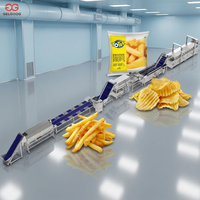 Línea Completa Industrial para la Producción de Papas Fritas Congeladas a Gran Escala (1000 kg/h), Equipo de Procesamiento de Papas Pre-fritas