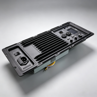 Modul Amplifier Daya Digital Kelas D Mellisong Professional DSP 500+100W 2-Saluran Bersertifikasi CE Material Aluminium Digital