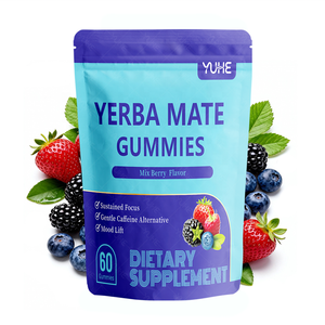 สารสกัดจากใบเยอร์บา มาเต้ ขายส่งจำนวนมาก ช่วยเสริมสร้างการเผาผลาญพลังงาน อาหารเสริมสมุนไพร ยีร์บา มาเต้ กัมมี่จากธรรมชาติ - Product Image 4