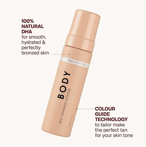Etiqueta privada al por mayor Vagan Natural Self Instant Bikini Tanning Mousse Kit Organic Vegan Vitamin C Cruelty-Free Lotion Bronceado - Product Image 3