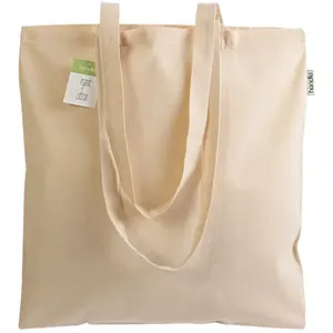 Borsa shopper in cotone biologico, merchandising sostenibile - Product Image 1
