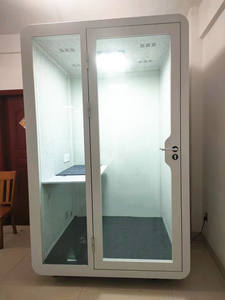 Cabina <span class=keywords><strong>de</strong></span> Oficina Móvil con Material <span class=keywords><strong>de</strong></span> Reducción <span class=keywords><strong>de</strong></span> Ruido Privada, Cabinas <span class=keywords><strong>de</strong></span> Oficina <span class=keywords><strong>Usadas</strong></span> en <span class=keywords><strong>Venta</strong></span>, Cabina Telefónica <span class=keywords><strong>de</strong></span> Vidrio Laminado - Product Image 5