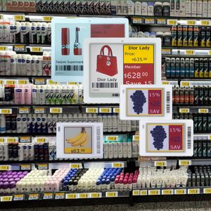 Etiqueta Inteligente de Tinta Electrónica Personalizable Mini con Pantalla Cuadrada de 1.54 Pulgadas, Etiqueta ESL de Tinta Electrónica de 1 Pulgada, Pantalla Digital de Precios para Tiendas de Abarrotes - Product Image 1