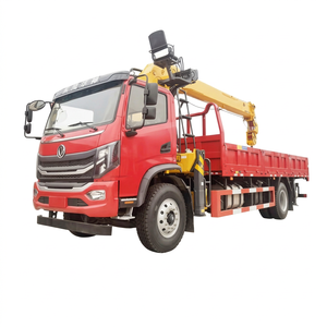 Camion grue de fret Dongfeng Huashen DV3 avec grue à flèche droite XC MG de 8 tonnes à 5 sections, longueur de flèche de 18,6 m, moteur Weichai, boîte de vitesses et pompe - Product Image 1
