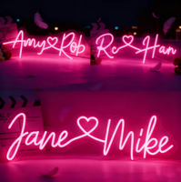 Enseigne néon LED personnalisée avec nom et logo pour mariage, anniversaire, décoration murale, boutique, bar, livraison rapide, dropshipping