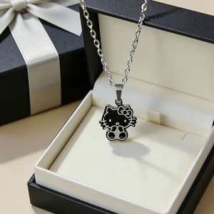 Collar <span class=keywords><strong>de</strong></span> Gato <span class=keywords><strong>de</strong></span> Dibujos Animados Chapado en Oro/Plata <span class=keywords><strong>de</strong></span> 18k Personalizado al por Mayor, Joyería <span class=keywords><strong>de</strong></span> Moda <span class=keywords><strong>para</strong></span> <span class=keywords><strong>Mujer</strong></span>, <span class=keywords><strong>Regalos</strong></span> <span class=keywords><strong>para</strong></span> Aniversarios y Fiestas - Product Image 3