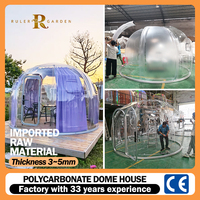 Tente bulle transparente de luxe en aluminium pour l'extérieur, tente de glamping imperméable, salle de bain, chambre d'hôtel, dôme
