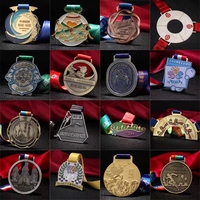 Médaille commémorative en métal moulé sur mesure pour compétitions sportives, événements scolaires et d'entreprise, prix usine bas