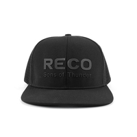 Vente en gros personnalisé 6 panneaux caoutchouc Patch Logo Flat Bord Gorras Laser Cut Hole Perforé Hat Mens Black Luxury Snapback Caps