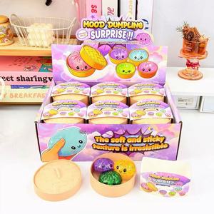 Juguetes Antiestrés de Dumplings con Purpurina, 12 Unidades por Caja, Mini Dumplings Blandos, Juguetes de Malta Misteriosos para Halloween, Alivio del Estrés - Product Image 2