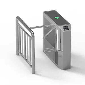 स्टेनलेस स्टील स्वत: बाधा जिम और पार्क के लिए आरएफआईडी कार्ड घूमने वाला दरवाज़ा तिपाई घूमने वाला दरवाज़ा गेट