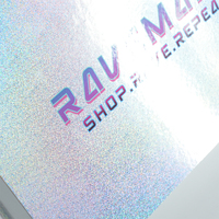 Boîte cadeau rigide pliable personnalisée avec logo en feuille holographique pour cosmétiques, soins de la peau, bijoux, emballage cadeau