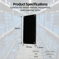 Etiquetas RFID LONVILL N-XP Ucode8 de Largo Alcance 11.3M US 10.8M EU, Etiqueta UHF Anti-Metal para Superficies Metálicas