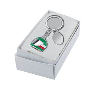 Llavero de metal con diseño de casco italiano, accesorio para llaves de coche - Product Image 2