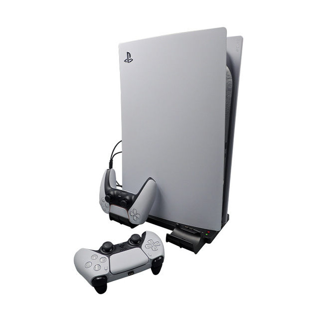 PS5 Vertical Stand With Charging Dock for Playstation5 Game Accessories