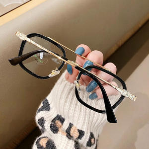 Nouvel arrivage de lunettes plates carrées à double faisceau rétro pour hommes et femmes | Myopie Prescription & Anti-lumière bleue - Product Image 2