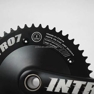 Intro7 PC031 Juego de Bielas Integradas para Bicicleta de Piñón Fijo, Monovelocidad, 165mm, Eje Cuadrado, Plato Cónico, para Bicicleta <span class=keywords><strong>Fixie</strong></span> - Product Image 5