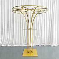 Grande structure dorée en forme d'arbre pour arche florale de salle de réception de mariage, décoration de fond de scène pour événements et fêtes