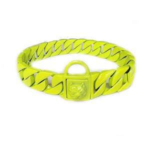 <span class=keywords><strong>Collar</strong></span> de Perro Táctico de Lujo Personalizado al por Mayor, <span class=keywords><strong>Collar</strong></span> de Acero Inoxidable de Alta Resistencia con Cadena Cubana para Perro - Product Image 1
