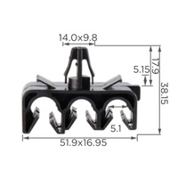 Clip de retenue du filtre à air 0HC, loquet de fixation du boîtier du filtre à air