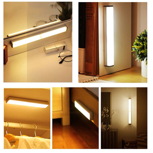 Smart Home <b>LED</b> <b>Motion</b> <b>Sensor</b> Wireless <b>LED</b> Type C Rechargeable <b>Light</b> Lamp Staircase Backlight for Kitchen - Product Image 2