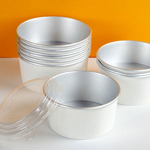 Bol en papier avec logo personnalisé contenants d'emballage alimentaire étanches biodégradables bols à emporter en aluminium pour soupe chaude fabricant - Product Image 5