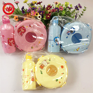 Kawaii Bento Lunch Box Botella de agua para niños Niñas Niños Escuela Kindergarten Mini Snack Sandwich Contenedor de comida - Product Image 6