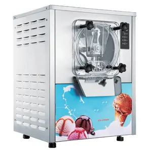 Ice Cream Making Machine Prices Commercial Cylinder Gelato Hard Serve Ice Cream Maker