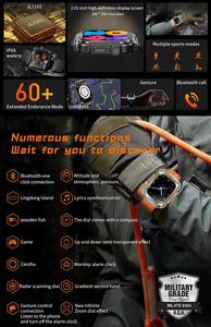 Smartwatch Z85 Max con Display da 2,04 Pollici, Bussola, Impermeabile, Monitoraggio Frequenza Cardiaca e Sonno, Orologio Sportivo con 3 Cinturini - Product Image 5