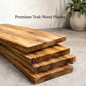 Premium Solid Teak <b>Wood</b> Rustic Design Rectangle <b>Planks</b> Kiln Dried Furniture Decoration Tables Flooring Custom - Product Image 1