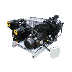 Shang Air <b>Portable</b> High Pressure Industrial Piston Air Compressor Motor Pump 380VAC 1.2m/min Air Cooled for PET Bottle Blowing - Product Image 3