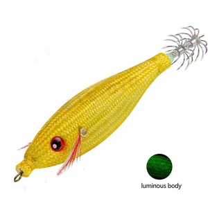 Señuelo de Pesca Flotante de 105 mm y 10 g, Señuelos Luminosos, Señuelos de Tela para Calamar, Anzuelos, <span class=keywords><strong>EGI</strong></span> Brillante, Camarón - Product Image 3
