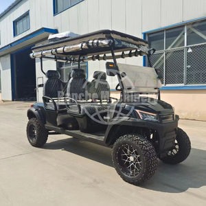 Luxury 4 Seat Electric Golf Cart with Efficient Lithium <b>Battery</b> and Smooth Suspension with Lithium <b>Battery</b> - Product Image 1