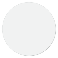 Plaque en métal vierge ronde à sublimation 8 ''10'' 12 ''Planche à découper en cercle blanc Feuille de sublimation en aluminium blanc