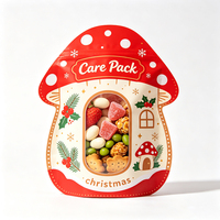 Sacs en forme de Noël en gros, emballages de bonbons recyclables pour décorations de fêtes, cadeaux pour enfants, friandises