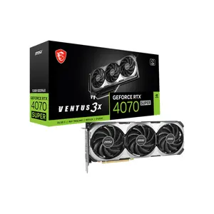 ใหม่GeForce RTX 4070 SUPER 12G VENTUS3X 12GB GDDR6Xกราฟิกการ์ด 192-bittหน่วยความจํา 21Gbps RAMหน่วยความจําความเร็วการ์ดGPU