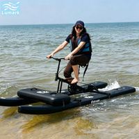 Vélo aquatique gonflable à une place avec cadre en aluminium et plateforme avant gonflable, pliable, pour lac, de Chine, Lumark