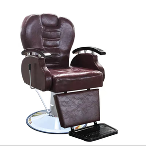 Chaise de Barbier Hydraulique Pivotante de Haute Qualité Noire pour Salon de Coiffure avec Accoudoirs – Vente en Gros - Product Image 5