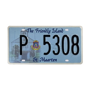 Placas DE VEHÍCULOS DE St Maarten en tamaño 305x152mm, placas de número de registro para el gobierno, placas de matrícula de diseños personalizados - Product Image 3