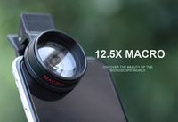 Set di Lenti per Smartphone OEM con Clip, Confezione Personalizzata, Nessun MOQ, Dropshipping, Lenti per Fotocamera Telefono HD Senza Distorsioni per Trasmissioni in Diretta