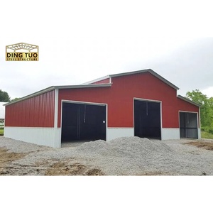 Goedkope prijs, rechtstreeks van de fabriek: prefab stalen constructie schapen- en geitenstal, melkveestal, veestal, boerderijgebouw - Product Image 3