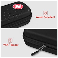 Mallette de transport médicale Epipen personnalisée coque rigide EVA sac organisateur de médicaments de voyage pochette médicale d'urgence pouvant contenir 2 stylos Epipen