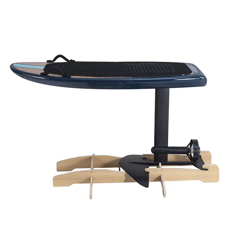 Planche de feuille électrique personnalisée en bois bleu, planche de feuille électrique, planche d'hydroglisseur, planche de surf, hélice de batterie