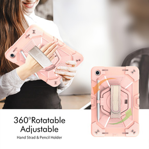 เคสกันกระแทกสำหรับ Samsung Galaxy Tab A9+ A11+ ขนาด 11 นิ้ว, ฝาปิดแบบหมุนได้ 360 องศา พร้อมสายคล้องมือ - Product Image 6