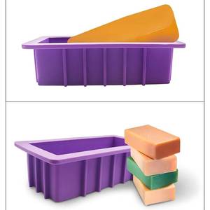 La fábrica MUYULINS puede personalizar moldes de silicona LFGB para pan tostado matutino, moldes de silicona de una sola cavidad para hacer jabón. - Product Image 3