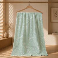 Tissu en dentelle jacquard tricoté 30% nylon 50% coton 20% rayonne léger de haute qualité motif cachemire 170 g/m² pour robes