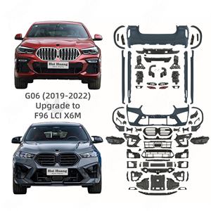 <span class=keywords><strong>Precio</strong></span> de Fábrica para <span class=keywords><strong>BMW</strong></span> <span class=keywords><strong>X6</strong></span> G06 2020-2022 Actualización a Estilo F96 LCI X6M Modelo <span class=keywords><strong>2023</strong></span> Kit de Carrocería Parachoques Material PP - Product Image 1