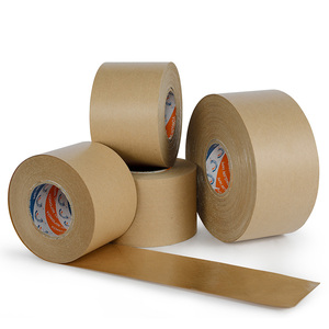 <strong>Brown</strong> Packaging Paper <strong>Tape</strong> Heavy Duty Ecommerce <strong>Packing</strong> Wet Water Reinforced Kraft Paper <strong>Tape</strong> - Product Image 1